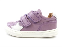 Bisgaard shoes Kae purple with velcro